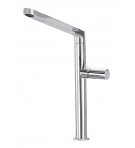 Carlo Frattini Nomos Go Bateria umywalkowa jednouchwytowa wysoka z korkiem Chrom F4161/HCR