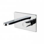 Carlo Frattini Nomos Go Bateria umywalkowa ścienna z korkiem Chrom F4201X5CR