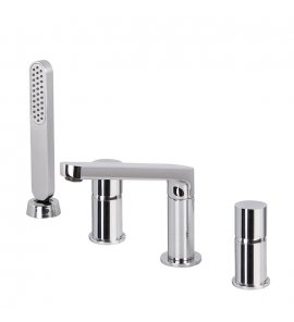 Carlo Frattini Nomos Go Bateria wannowa 4-otworowa Chrom F4174CR