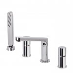 Carlo Frattini Nomos Go Bateria wannowa 4-otworowa Chrom F4174CR