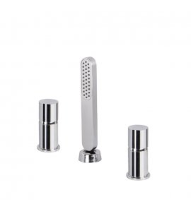 Carlo Frattini Nomos Go Bateria wannowa 3-otworowa Chrom F4174/1CR