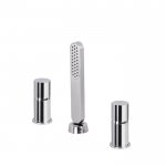 Carlo Frattini Nomos Go Bateria wannowa 3-otworowa Chrom F4174/1CR