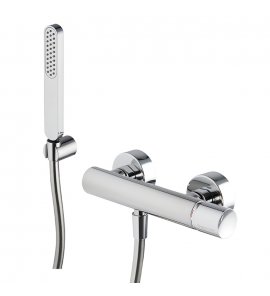 Carlo Frattini Nomos Go Bateria natryskowa z zestawem natryskowym Chrom F4165CR