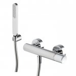 Carlo Frattini Nomos Go Bateria natryskowa z zestawem natryskowym Chrom F4165CR