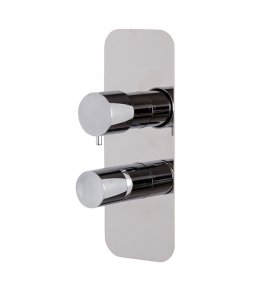 Carlo Frattini Nomos Go Bateria natryskowa podtynkowa z przełącznikiem 2/3 wylotów Chrom F4169X6CR