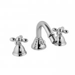 Carlo Frattini Olivia Bateria bidetowa 3-otworowa z automatycznym korkiem Chrom F5002CR