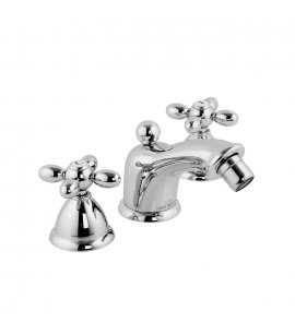 Carlo Frattini Olivia Bateria bidetowa 3-otworowa z automatycznym korkiem Chrom F5012CR