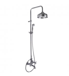 Carlo Frattini Olivia Bateria wannowo-natryskowa z kolumną natryskową Chrom F5004/2CR