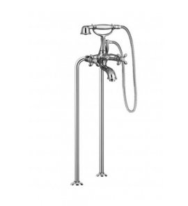 Carlo Frattini Olivia Bateria wannowo podłogowa z zestawem natryskowym Chrom F5004/4CR