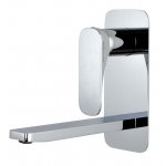 Carlo Frattini Quad Bateria umywalkowa ścienna Chrom F3741VLX5CR.WS