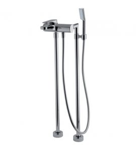 Carlo Frattini Quad Bateria wannowa podłogowa Chrom F3724/4CR