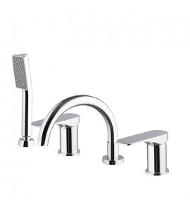 Carlo Frattini Quad Bateria wannowa 4-otworowa Chrom F3734CR