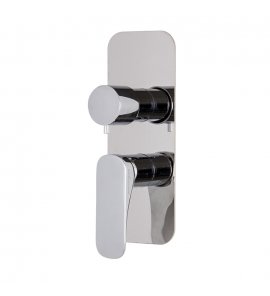 Carlo Frattini Quad Bateria wannowo-natryskowa podtynkowa z przełącznikiem 2/3 wylotów Chrom F3729X6CR