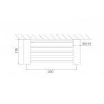 Carlo Frattini Quadra Mydelniczka do kabiny prysznicowej Chrom F6028CR