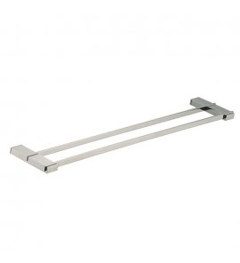 Carlo Frattini Quadra Podwójny wieszak na ręcznik 60 cm Chrom F6021/60CR