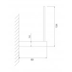 Carlo Frattini Quadra Uchwyt na zapasowy papier toaletowy Chrom F6025/2CR