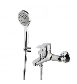 Carlo Frattini Serie 22 Bateria wannowa z zestawem natryskowym Chrom F3834CR