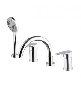 Carlo Frattini Serie 22 Bateria wannowa 4-otworowa Chrom F3844CR