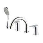 Carlo Frattini Serie 22 Bateria wannowa 4-otworowa Chrom F3844CR