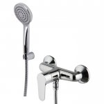 Carlo Frattini Serie 22 Bateria natryskowa z zestawem natryskowym Chrom F3835CR