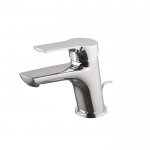 Carlo Frattini Serie 4 Bateria umywalkowa jednouchwytowa z korkiem Chrom F3761CR