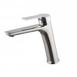 Carlo Frattini Serie 4 Bateria umywalkowa jednouchwytowa z korkiem Chrom F3761LCR