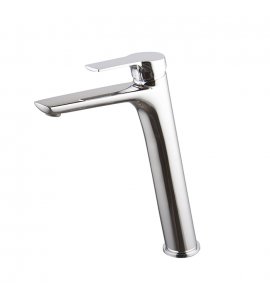 Carlo Frattini Serie 4 Bateria umywalkowa jednouchwytowa wysoka z korkiem Chrom F3761/HCR