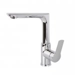 Carlo Frattini Serie 4 Bateria umywalkowa jednouchwytowa z korkiem Chrom F3781FNCR