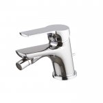 Carlo Frattini Serie 4 Bateria bidetowa jednouchwytowa z korkiem Chrom F3762CR