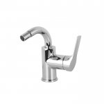 Carlo Frattini Serie 4 Bateria bidetowa jednouchwytowa z korkiem Chrom F3782WCR