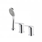 Carlo Frattini Serie 4 Bateria wannowa 3-otworowa Chrom F3784/1CR