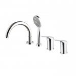 Carlo Frattini Serie 4 Bateria wannowa 4-otworowa Chrom F3784/4CR