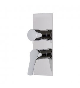 Carlo Frattini Serie 4 Bateria wannowo-natryskowa podtynkowa z przełącznikiem 2/3 wylotów Chrom F3769X6CR