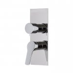 Carlo Frattini Serie 4 Bateria wannowo-natryskowa podtynkowa z przełącznikiem 2/3 wylotów Chrom F3769X6CR