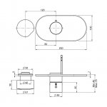 Carlo Frattini So Bateria natryskowa termostatyczna podtynkowa z 1-zaworem Chrom F3183X1CR
