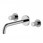 Carlo Frattini So Bateria umywalkowa 3-otworowa podtynkowa Chrom F3191L/5CR