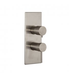 Carlo Frattini Spillo Steel Bateria wannowo-natryskowa podtynkowa przełącznikiem 2/3 wyjść Stal nierdzewna F3079X6INOX