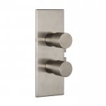 Carlo Frattini Spillo Steel Bateria podtynkowa termostatyczna z przełącznikiem 2/3 wyjść Stal nierdzewna F3079X7INOX