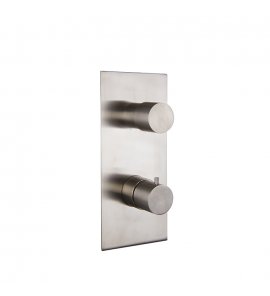 Carlo Frattini Spillo Steel Bateria podtynkowa termostatyczna z 1 zaworem wyjścia Stal nierdzewna F3089X1INOX