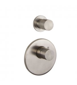 Carlo Frattini Spillo Steel Bateria podtynkowa termostatyczna z 1 zaworem wyjścia Stal nierdzewna F3083X1INOX