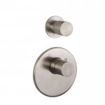 Carlo Frattini Spillo Steel Bateria podtynkowa termostatyczna z 1 zaworem wyjścia Stal nierdzewna F3083X1INOX