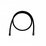 Carlo Frattini Spillo Steel Elastyczny wąż w oplocie Czarny/Stal nierdzewna F2957NINOX