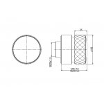 Carlo Frattini Spillo Tech Zawór regulacji Chrom F5613/1VCR