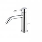 Carlo Frattini Spillo Up Bateria umywalkowa jednouchwytowa z korkiem automatycznym Chrom F3031XSCR