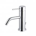 Carlo Frattini Spillo Up Bateria umywalkowa jednouchwytowa z korkiem automatycznym Chrom F3031CR