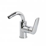 Carlo Frattini Spot Bateria bidetowa jednouchwytowa z korkiem automatycznym Chrom F3012CR