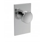 Carlo Frattini Texture Collection Bateria wannowo-natryskowa podtynkowa Chrom F5609X1VCR