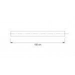 Carlo Frattini Wąż dający się przyciąć Chrom F2990