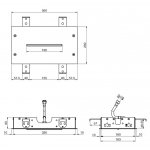 Carlo Frattini Wylewka sufitowa Chrom F2810CR