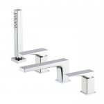 Carlo Frattini Zeta Bateria wannowo 4-otworowa Chrom F3974CR